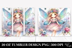 Whimsical Fairy Watercolor Clipart Product Image 1