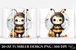 Cute Baby Bee Halloween 20 Oz Tumbler Product Image 1