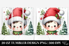 Cute Watercolor Elf 20 Oz Tumbler Product Image 1
