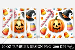 Simple Funny Halloween Clipart 20 Oz Tumbler Product Image 1