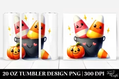 Simple Funny Halloween Clipart 20 Oz Tumbler Product Image 1