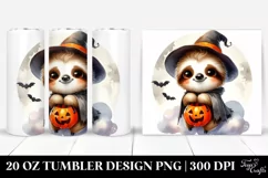 Cute Baby Sloth Halloween 20 Oz Tumbler Product Image 1