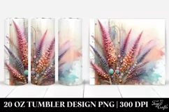 Abstract Heather Stained Tumbler | 20 oz Tumbler Product Image 1