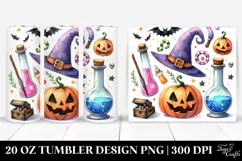 Funny Halloween Magic Potion Tumbler | 20 oz Tumbler Product Image 1