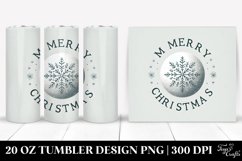Merry Christmas Snowflake Clipart 20 Oz Tumbler Product Image 1