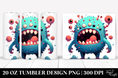 Digital Monster Design, 20 Oz Tumbler Product Image 1