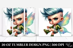 Excited Baby Fairy Dancing | 20 oz Tumbler Product Image 1