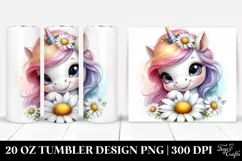 cute baby unicorn, Tumbler Product Image 1