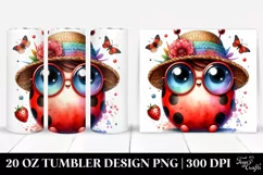 colorful baby ladybug, Tumbler Product Image 1