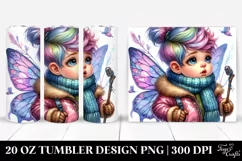 Contempt Baby Fairy Playing | 20 oz Tumbler Product Image 1
