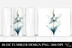 -Like Snowdrop with Golden Insertions | 20 Oz Tumbler Product Image 1