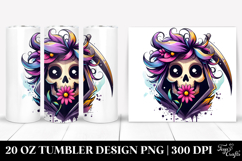 Funny Little Demon Design, Vibrant 20 Oz Tumbler Product Image 1