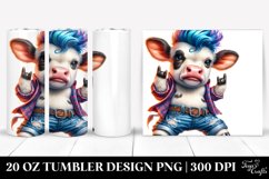 Expressive Baby Cow, Style | 20 oz Tumbler Product Image 1