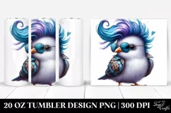 Vibrant Baby Cat 20 Oz Tumbler Product Image 1