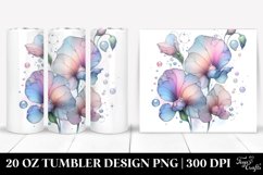 Shiny Sweet Pea Design | 20 oz Tumbler Product Image 1