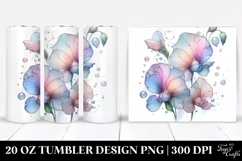 Shiny Sweet Pea Design | 20 oz Tumbler Product Image 1