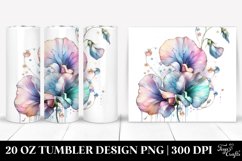Glossy Sweet Pea Design | 20 oz Tumbler Product Image 1
