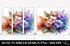 Abstract Impatiens Tumbler | 20 oz Tumbler Product Image 1