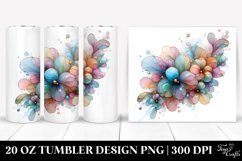 Abstract Impatiens Tumbler | 20 oz Tumbler Product Image 1