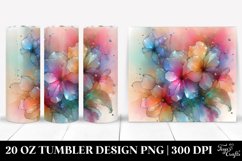 Abstract Impatiens Tumbler | 20 oz Tumbler Product Image 1