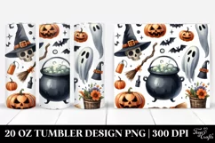 Simple Funny Halloween Cauldron | 20 oz Tumbler Product Image 1