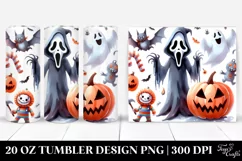 Simple Funny Halloween Clipart 20 Oz Tumbler Product Image 1