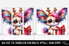 Vibrant Papillon with Crazy Haircut 20 Oz Tumbler Product Image 1