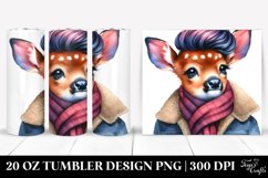 Modest Baby Deer Winter Fashion | 20 oz Tumbler Product Image 1