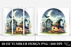 Simple Funny Halloween Clipart 20 Oz Tumbler Product Image 1