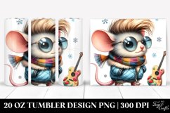 Revolted Baby Mouse Winter Fashion | 20 oz Tumbler Product Image 1