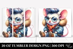 Revolted Baby Mouse Winter Fashion | 20 oz Tumbler Product Image 1
