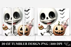 Funny Haloween Skeleton | 20 oz Tumbler Product Image 1