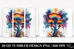 Magical Celestial Mushroom Clipart 20 Oz Tumbler Product Image 1