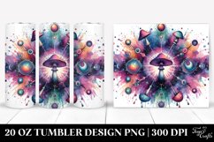 Magical Celestial Mushroom Clipart 20 Oz Tumbler Product Image 1