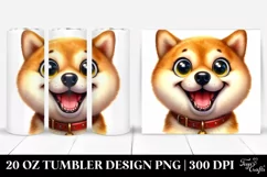 Entertaining Shiba Inu | 20 Oz Tumbler Product Image 1