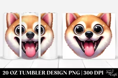 Entertaining Shiba Inu | 20 Oz Tumbler Product Image 1