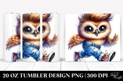 Running Baby Owl, Style | 20 oz Tumbler Product Image 1