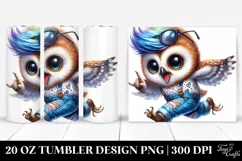 Excited Baby Owl | 20 oz Tumbler Product Image 1