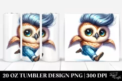 Excited Baby Owl | 20 oz Tumbler Product Image 1