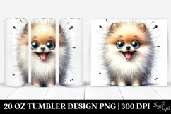 Playful Pomeranian | 20 Oz Tumbler Product Image 1