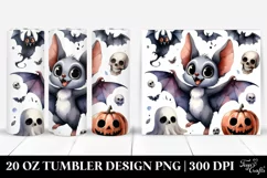 Simple Funny Halloween Clipart 20 Oz Tumbler Product Image 1