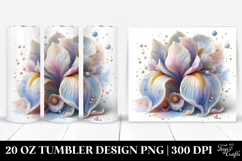 Pastel Glossy Iris 20 Oz Tumbler Product Image 1