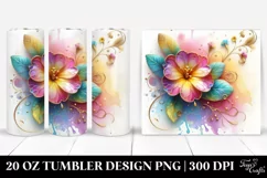 Colorful Primrose | 20 Oz Tumbler Product Image 1