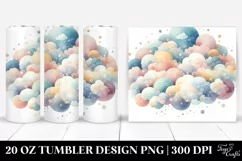 pastel cloud watercolor|20 oz Tumbler Product Image 1