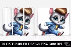 Goofy Baby Cat | 20 oz Tumbler Product Image 1