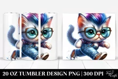 Goofy Baby Cat | 20 oz Tumbler Product Image 1