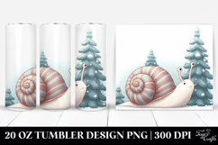 Cute Retro Baby Snail Clipart Product Image 1