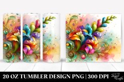Colorful Snapdragon Material | 20 Oz Tumbler Product Image 1
