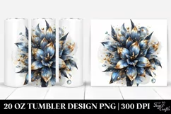 Detailed Shiny Lobelia Tumbler Product Image 1