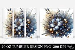 Detailed Shiny Lobelia Tumbler Product Image 1